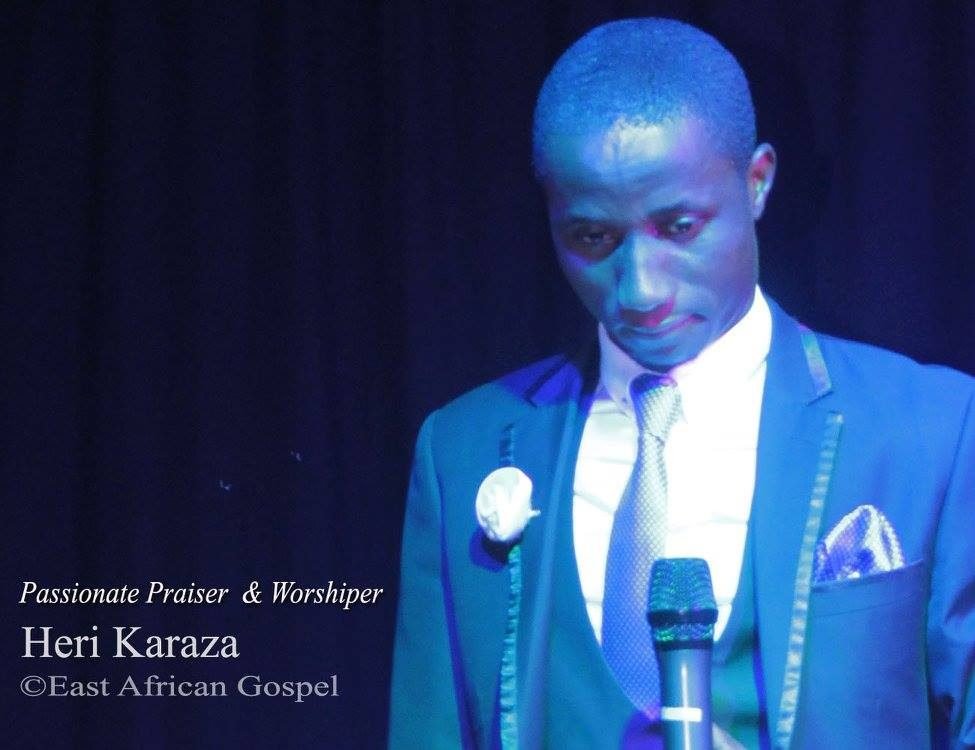 A worship team leading on stage